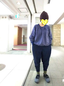 「CUBE SUGAR（キューブシュガー）のアイテム（デニムジャケット）」を使った、ちえぞうさん（レディース・156cm）の春コーディネート