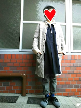 「ARMEN（アーメン）のアイテム（ジャケット/アウター）」を使った、ちえぞうさん（レディース・156cm）の春コーディネート