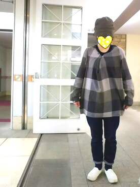 「CUBE SUGAR（キューブシュガー）のアイテム（その他アウター）」を使った、ちえぞうさん（レディース・156cm）の春コーディネート