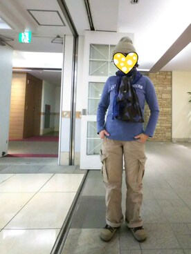 「CUBE SUGAR（キューブシュガー）のアイテム（その他アウター）」を使った、ちえぞうさん（レディース・156cm）の春コーディネート