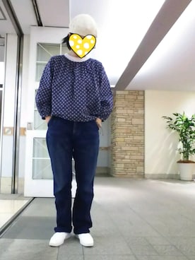 「FUNSET OF ART（ファンセットオブアート）のアイテム（パンツ）」を使った、ちえぞうさん（レディース・156cm）の夏コーディネート