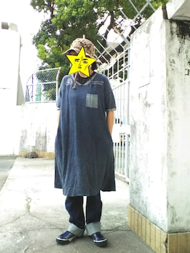 「MillReef（ミルリーフ）のアイテム」を使った、ちえぞうさん（レディース・156cm）の秋コーディネート