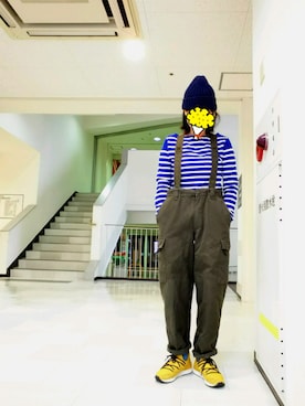 「CUBE SUGAR（キューブシュガー）のアイテム（バッグ）」を使った、ちえぞうさん（レディース・156cm）の秋コーディネート