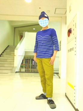 「CUBE SUGAR（キューブシュガー）のアイテム（バッグ）」を使った、ちえぞうさん（レディース・156cm）の秋コーディネート