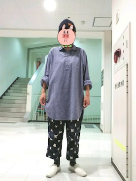 「ohana（オハナ）のアイテム」を使った、ちえぞうさん（レディース・156cm）の秋コーディネート