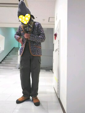 「雨」｜「アイテム（その他アウター）」を使った、ちえぞうさん（レディース・156cm）の秋コーディネート