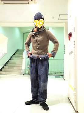 「CUBE SUGAR（キューブシュガー）のアイテム（バッグ）」を使った、ちえぞうさん（レディース・156cm）の秋コーディネート