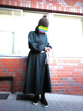 「ミリタリーコーデ」｜「アイテム（ナイロンジャケット）」を使った、ちえぞうさん（レディース・156cm）の秋コーディネート