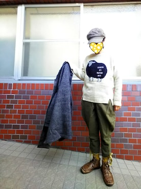 「CALINER（カリネ）のアイテム」を使った、ちえぞうさん（レディース・156cm）の秋コーディネート