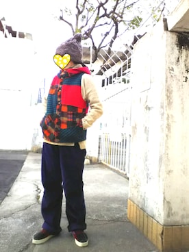 「CALINER（カリネ）のアイテム」を使った、ちえぞうさん（レディース・156cm）の秋コーディネート
