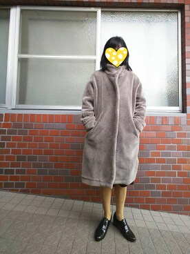 「PUAL CE CIN（ピュアルセシン）のアイテム（その他アウター）」を使った、ちえぞうさん（レディース・156cm）の秋コーディネート