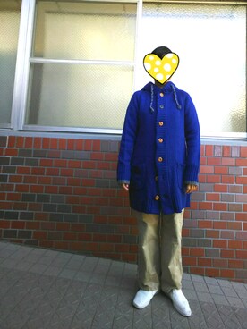 「CUBE SUGAR（キューブシュガー）のアイテム（その他アウター）」を使った、ちえぞうさん（レディース・156cm）の秋コーディネート