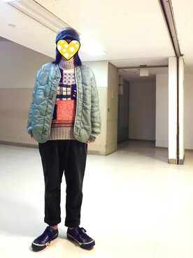 「MillReef（ミルリーフ）のアイテム」を使った、ちえぞうさん（レディース・156cm）の秋コーディネート