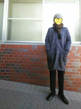 「CUBE SUGAR（キューブシュガー）のアイテム（その他アウター）」を使った、ちえぞうさん（レディース・156cm）の冬コーディネート