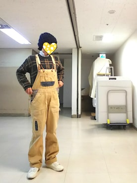 「CUBE SUGAR（キューブシュガー）のアイテム（その他アウター）」を使った、ちえぞうさん（レディース・156cm）の冬コーディネート