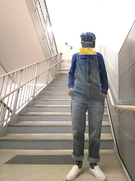 「FUNSET OF ART（ファンセットオブアート）のアイテム」を使った、ちえぞうさん（レディース・156cm）の夏コーディネート