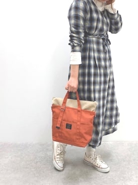 「N.（N. Natural Beauty Basic）（エヌエヌナチュラルビューティーベーシック）のアイテム（シャツワンピース）」を使った、sakaiさん（レディース・161cm）の春コーディネート
