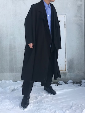 「SASQUATCHfabrix.（サスクワァッチファブリックス）のアイテム」を使った、SeIyAさん（メンズ・180cm）の冬コーディネート
