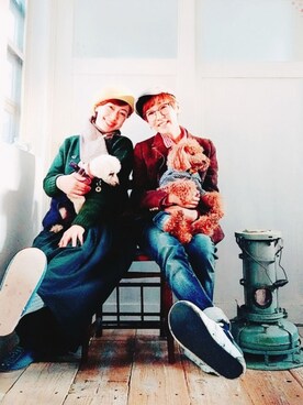 「ハンチング」｜「アイテム（音楽/本・雑誌）」を使った、ずんちゃ🌞さん（レディース・163cm）の春コーディネート