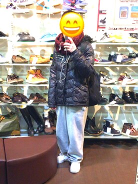 「Right-on（ライトオン）のアイテム（ダウンジャケット/コート）」を使った、TOKIさん（メンズ・170cm）の春コーディネート