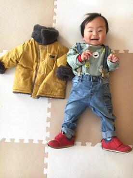 「初雪」｜いしえりさん（レディース・80cm）の冬コーディネート