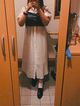 「アイテム（ワンピース/ドレス）」を使った、yamoeeさん（レディース・159cm・10代）の秋コーディネート