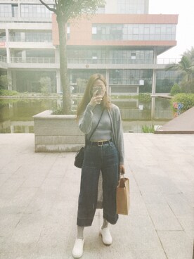 「iT（イット）のアイテム（バッグ）」を使った、cat  on a logさん（レディース・162cm）の春コーディネート