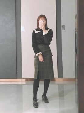 「iT（イット）のアイテム」を使った、cat  on a logさん（レディース・162cm）の冬コーディネート