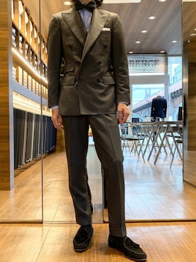 「アイテム（フォーマルスーツ/小物）」を使った、kokiさん（メンズ・168cm・20代）の秋コーディネート
