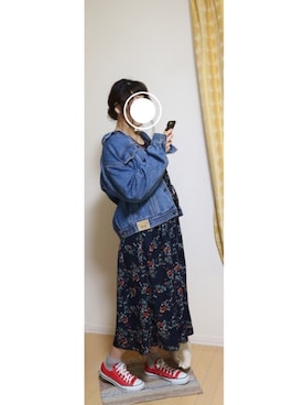 「CHIPIE（シピー）のアイテム」を使った、みっきーさん（レディース・163cm）の秋コーディネート