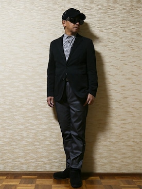 「GUNZE（グンゼ）のアイテム（その他パンツ）」を使った、いしさん（メンズ・161cm）の秋コーディネート