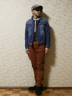 「collective.（コレクティブ）のアイテム」を使った、いしさん（メンズ・161cm）の秋コーディネート