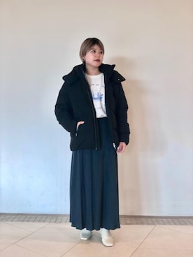 「DESCENTE ALLTERRAIN（デサント　オルテライン）のアイテム（ジャケット/アウター）」を使った、大久保さん（レディース・158cm）の秋コーディネート