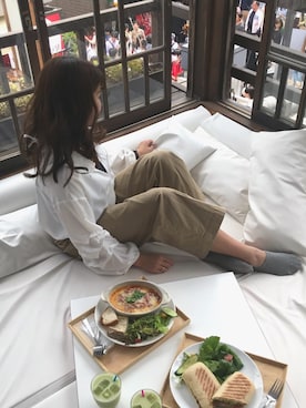 「H&M（エイチ・アンド・エム）のアイテム（腕時計）」を使った、🌐さん（レディース・165cm）の春コーディネート