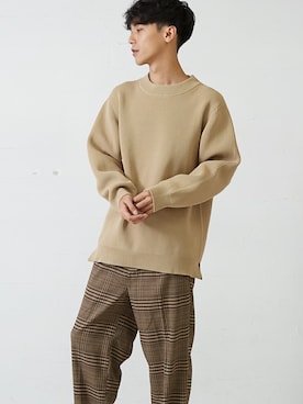「improves（インプローブス）のアイテム（チノパンツ）」を使った、improves_officialさん（メンズ・178cm）の秋コーディネート
