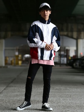 「improves（インプローブス）のアイテム（ブルゾン）」を使った、improves_officialさん（メンズ・178cm）の冬コーディネート