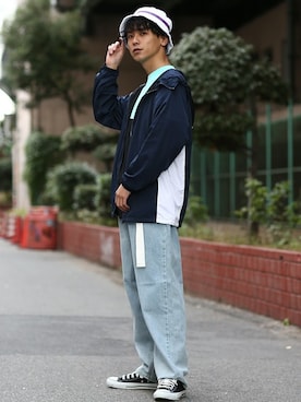 「improves（インプローブス）のアイテム（ブルゾン）」を使った、improves_officialさん（メンズ・178cm）の冬コーディネート