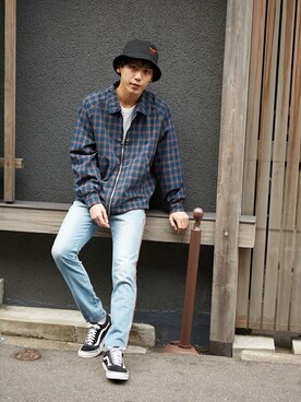 「improves（インプローブス）のアイテム（ブルゾン）」を使った、improves_officialさん（メンズ・178cm）の春コーディネート