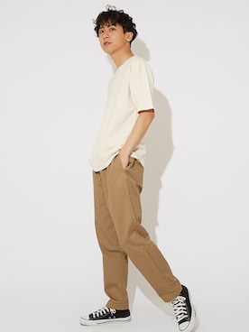 「improves（インプローブス）のアイテム（チノパンツ）」を使った、improves_officialさん（メンズ・178cm）の春コーディネート