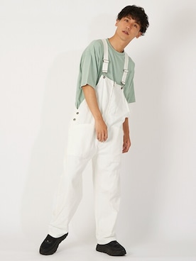 「improves（インプローブス）のアイテム（サロペット/オーバーオール）」を使った、improves_officialさん（メンズ・178cm）の夏コーディネート