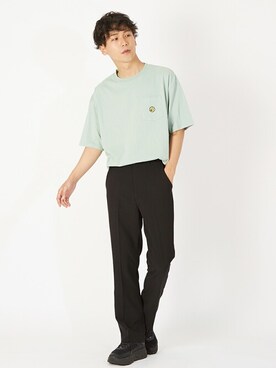 「improves（インプローブス）のアイテム（スラックス）」を使った、improves_officialさん（メンズ・178cm）の夏コーディネート