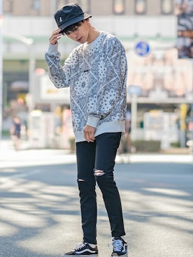 「improves（インプローブス）のアイテム（スウェット）」を使った、improves_officialさん（メンズ・178cm）の秋コーディネート