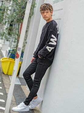 「improves（インプローブス）のアイテム（スウェット）」を使った、improves_officialさん（メンズ・180cm）の秋コーディネート