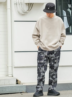 「improves（インプローブス）のアイテム（スウェット）」を使った、improves_officialさん（メンズ・178cm）の秋コーディネート