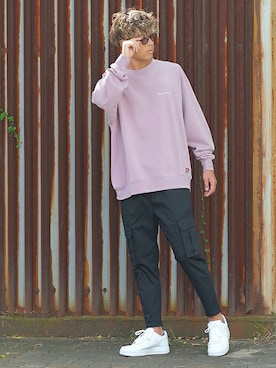 「improves（インプローブス）のアイテム（カーゴパンツ）」を使った、improves_officialさん（メンズ・178cm）の秋コーディネート
