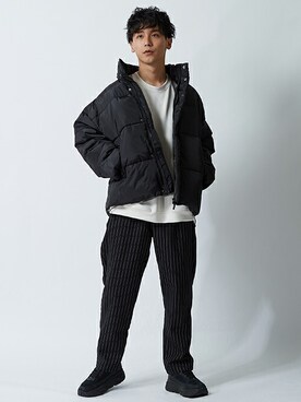 「improves（インプローブス）のアイテム（スウェット）」を使った、improves_officialさん（メンズ・178cm）の冬コーディネート