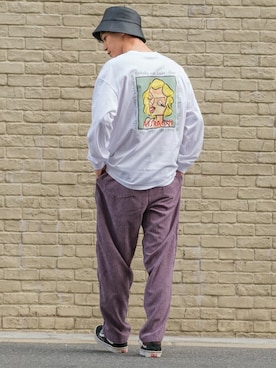 「SIDEWAY STANCE（サイドウェイスタンス）のアイテム（パンツ）」を使った、improves_officialさん（メンズ・178cm）の冬コーディネート