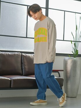 「improves（インプローブス）のアイテム（パンツ）」を使った、improves_officialさん（メンズ・162cm）の春コーディネート