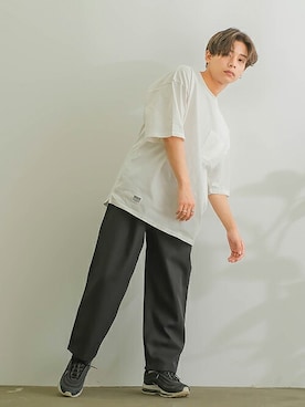 「SIDEWAY STANCE（サイドウェイスタンス）のアイテム（パンツ）」を使った、improves_officialさん（メンズ・162cm）の春コーディネート