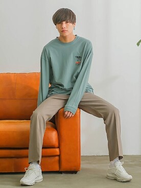 「SIDEWAY STANCE（サイドウェイスタンス）のアイテム（パンツ）」を使った、improves_officialさん（メンズ・179cm）の春コーディネート